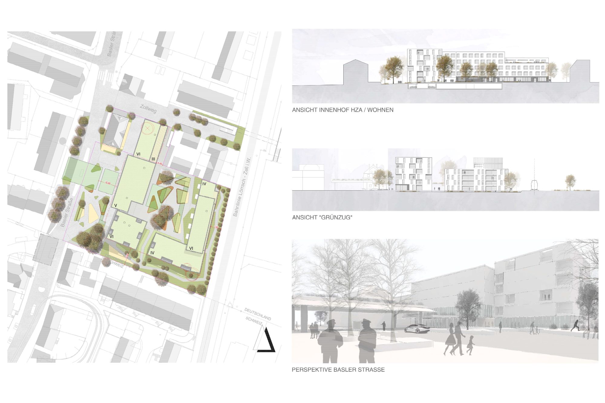 Fahr Architekt Hannover - Quartier am Zoll <small>Lörrach</small>